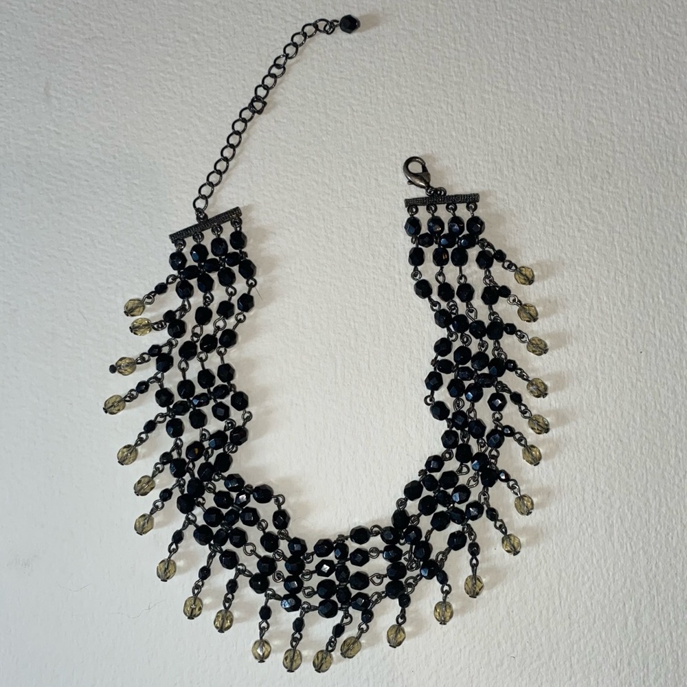 Gothic beaded choker